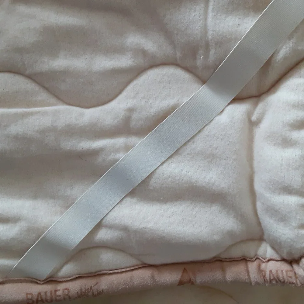 Pure Luxury Merino wool mattress topper kosher (quilted, ivory) 38